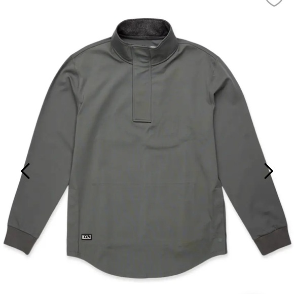 BYLT Basics Elite + Fairway Pullover Quarter Zip Charcoal Large - Picture 9 of 13